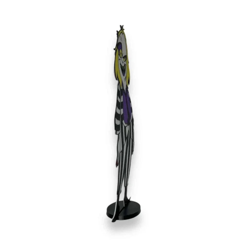 Cartoon Beetlejuice Figurine – Unique Halloween Tabletop Decor
